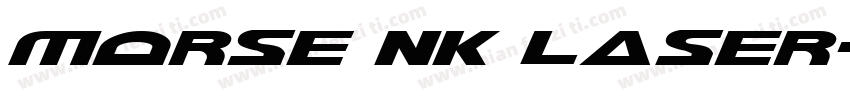 Morse NK Laser字体转换